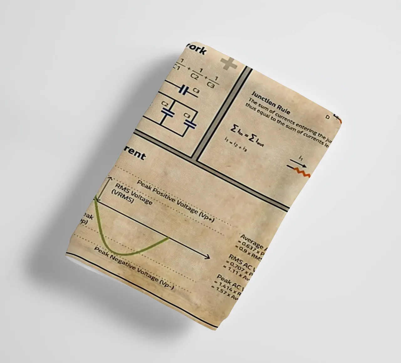 Basic Electronics Theory Poster towel by Maritiknowled