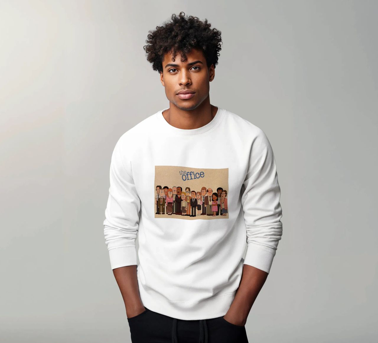 The Office – Cartoon Cast Lineup felpa da Attaboy Dsgn