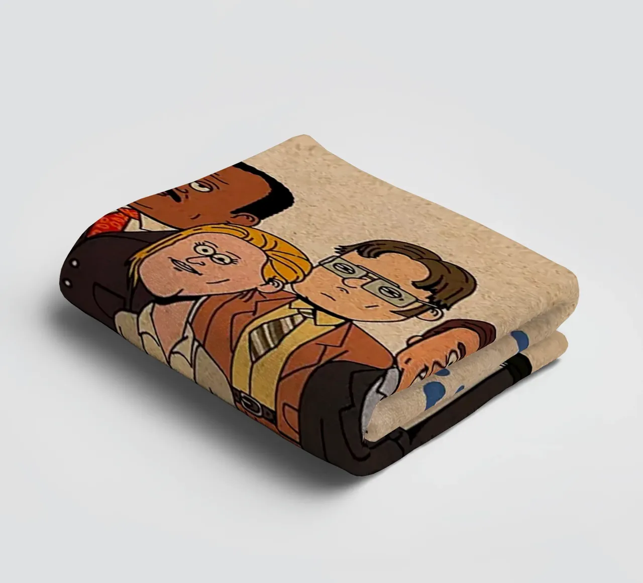 The Office – Cartoon Cast Lineup asciugamano da bagno da Attaboy Dsgn