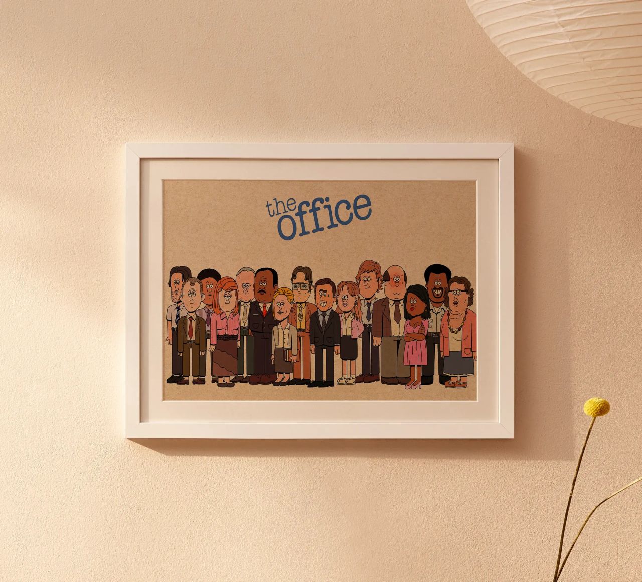 The Office – Cartoon Cast Lineup carta hahnemühle da Attaboy Dsgn