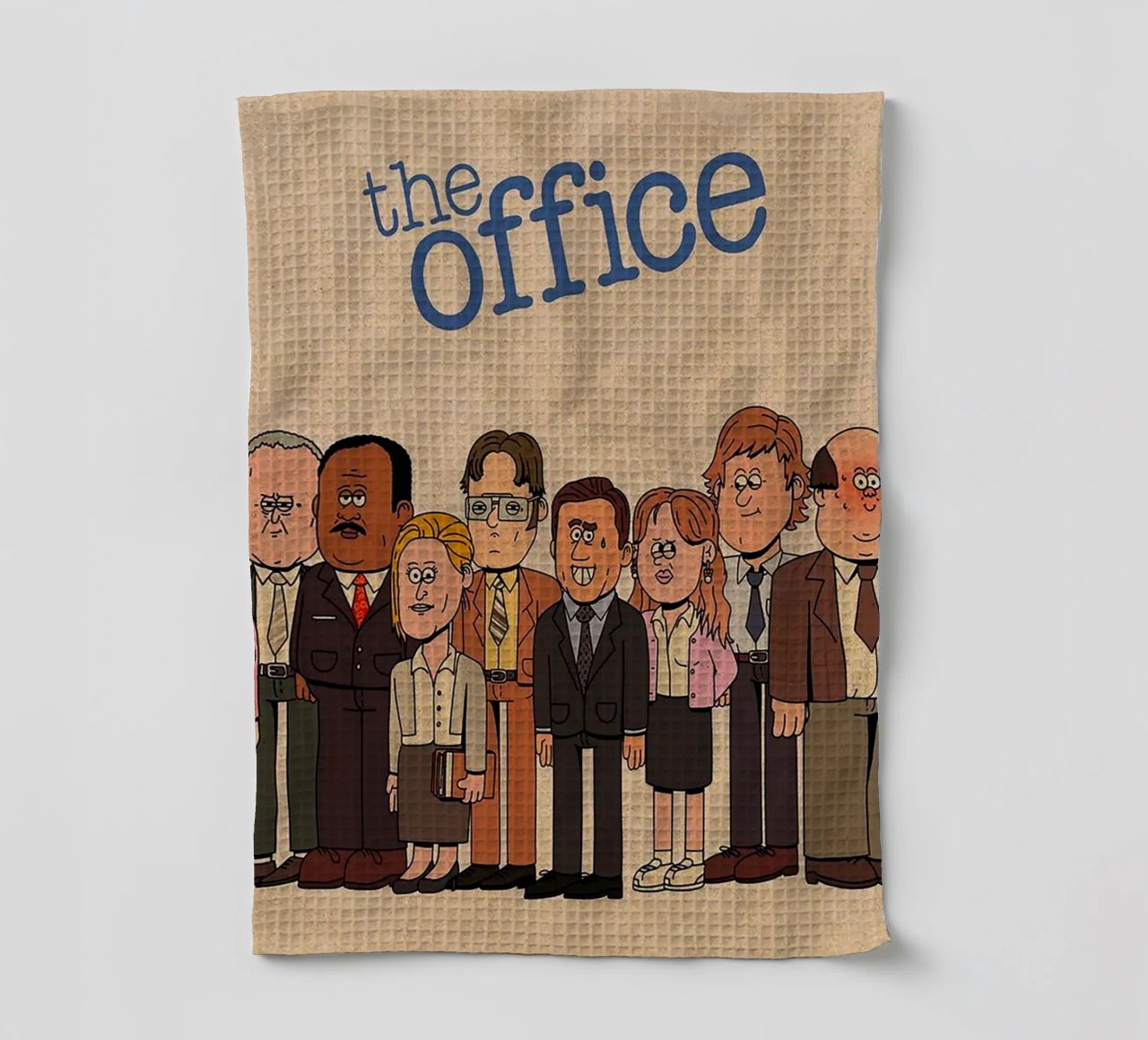 The Office – Cartoon Cast Lineup canovaccio da cucina da Attaboy Dsgn