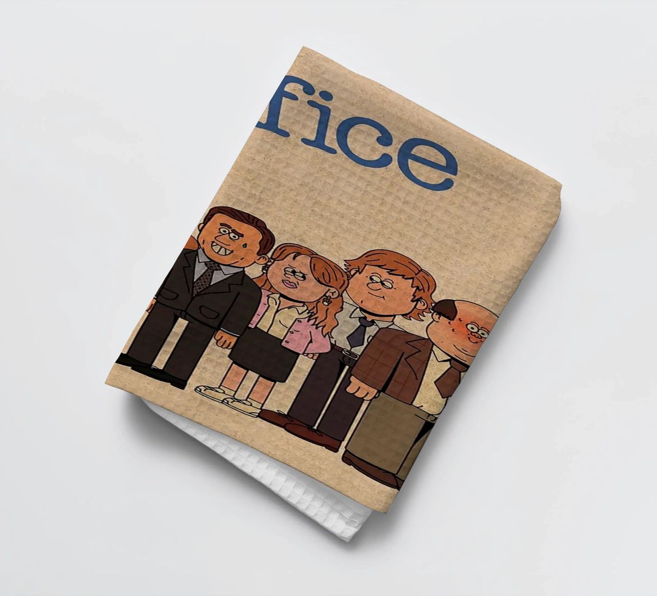 The Office – Cartoon Cast Lineup canovaccio da cucina da Attaboy Dsgn
