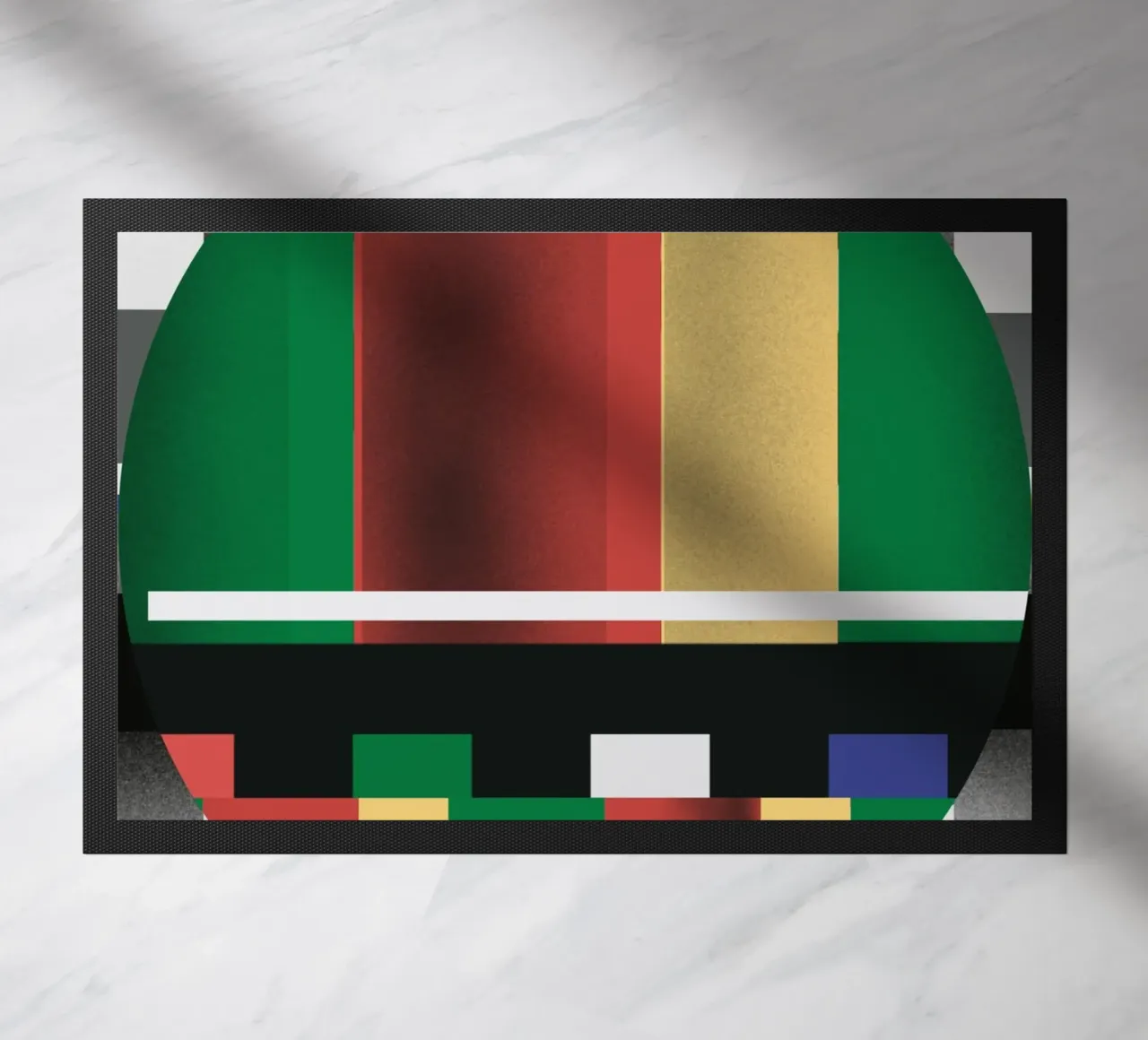 Motif de glitches 03 paillasson de Little Dean