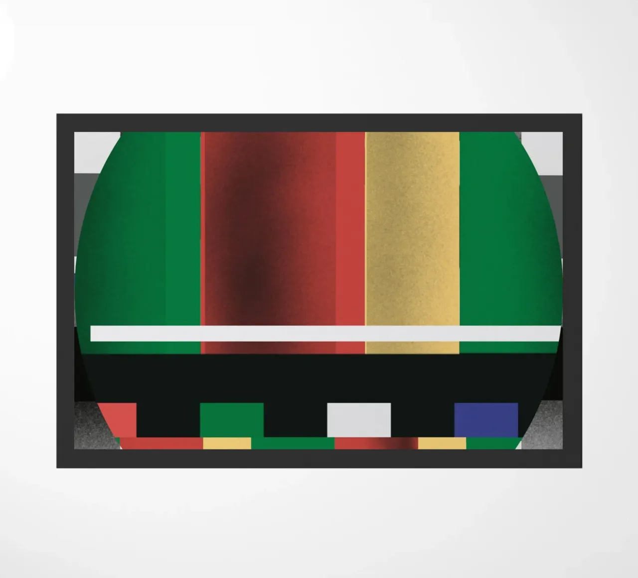 Motif de glitches 03 paillasson de Little Dean