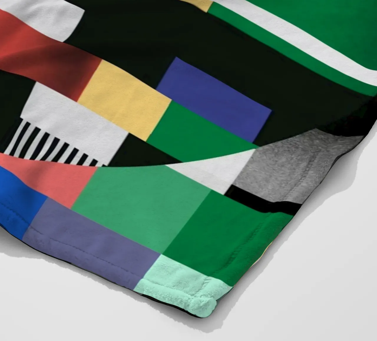 Modello Glitches 03 coperta in pile da Little Dean