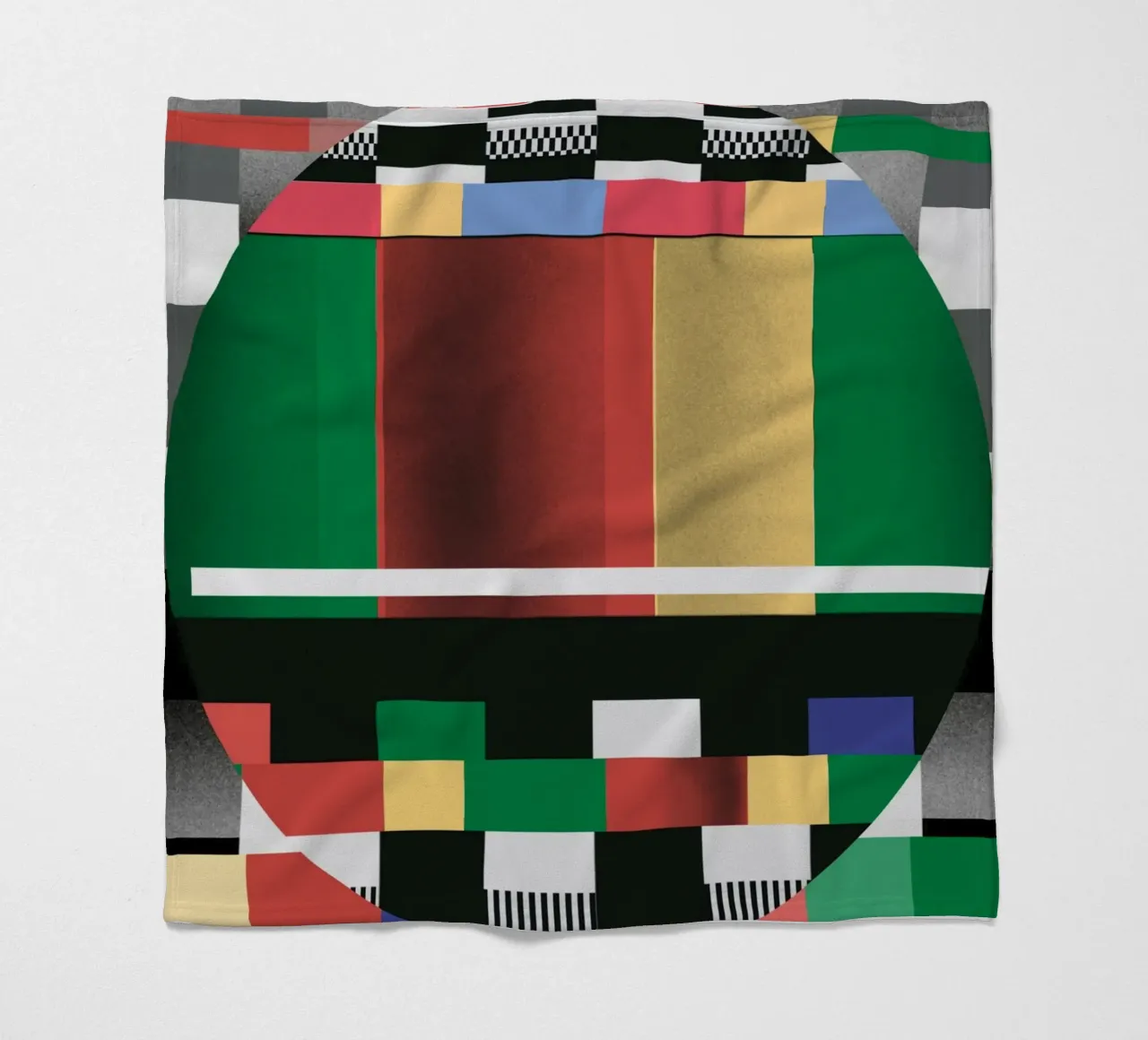 Modello Glitches 03 coperta in pile da Little Dean