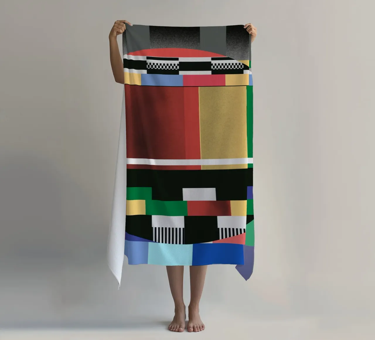 Modello Glitches 03 telo mare da Little Dean