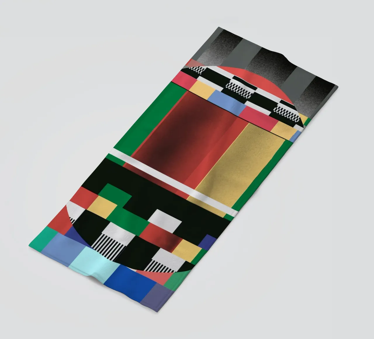 Modello Glitches 03 telo mare da Little Dean