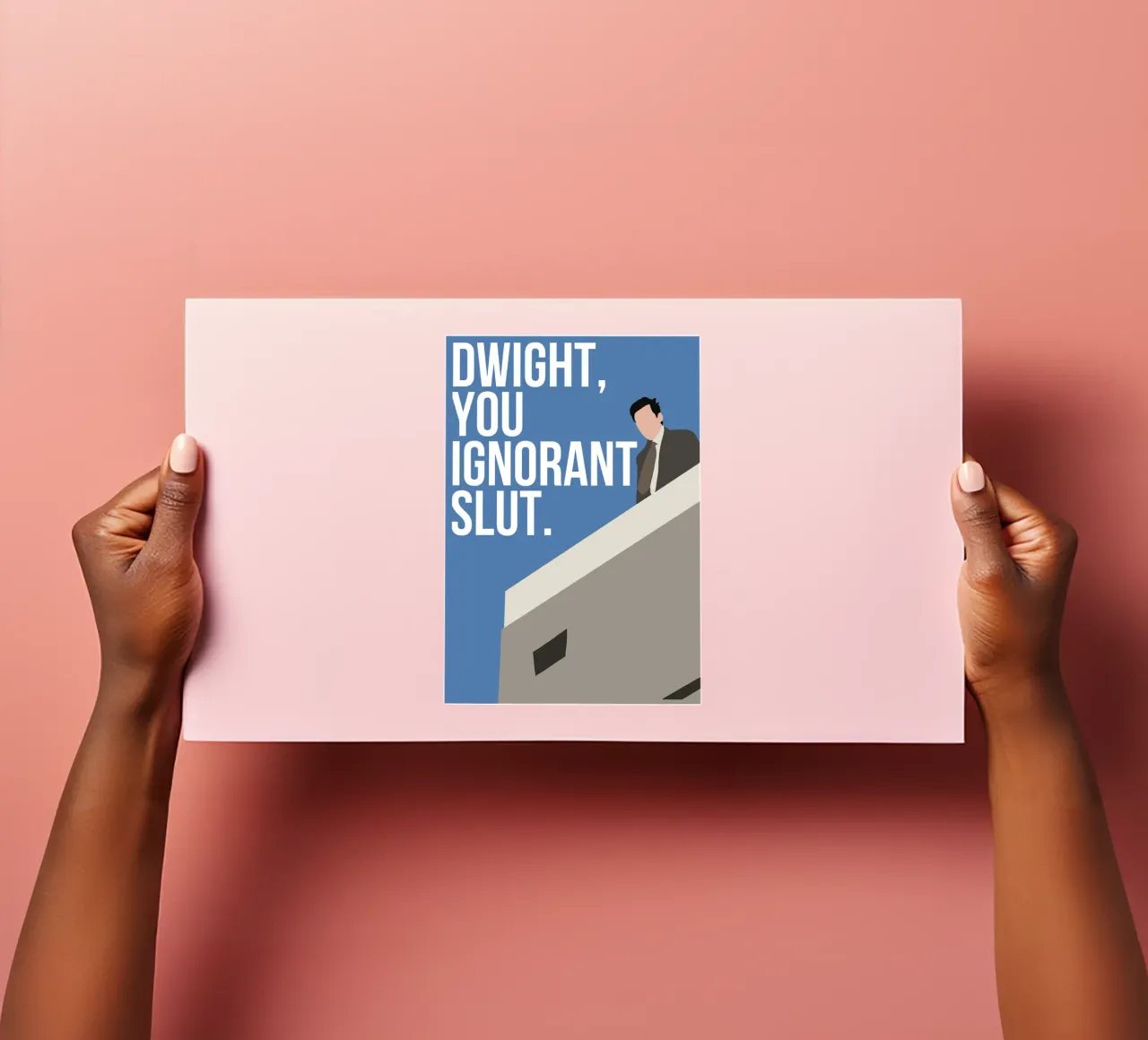 Dwight, You Ignorant sticker sheet by Attaboy Dsgn