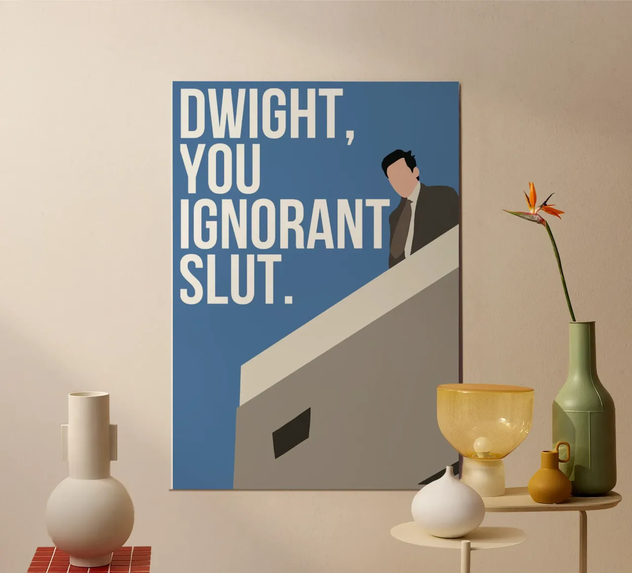 Dwight, You Ignorant alluminio dibond da Attaboy Dsgn