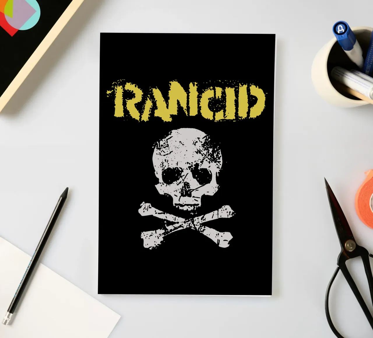 Skull And Cross Bones notebook by Jason Lavelle