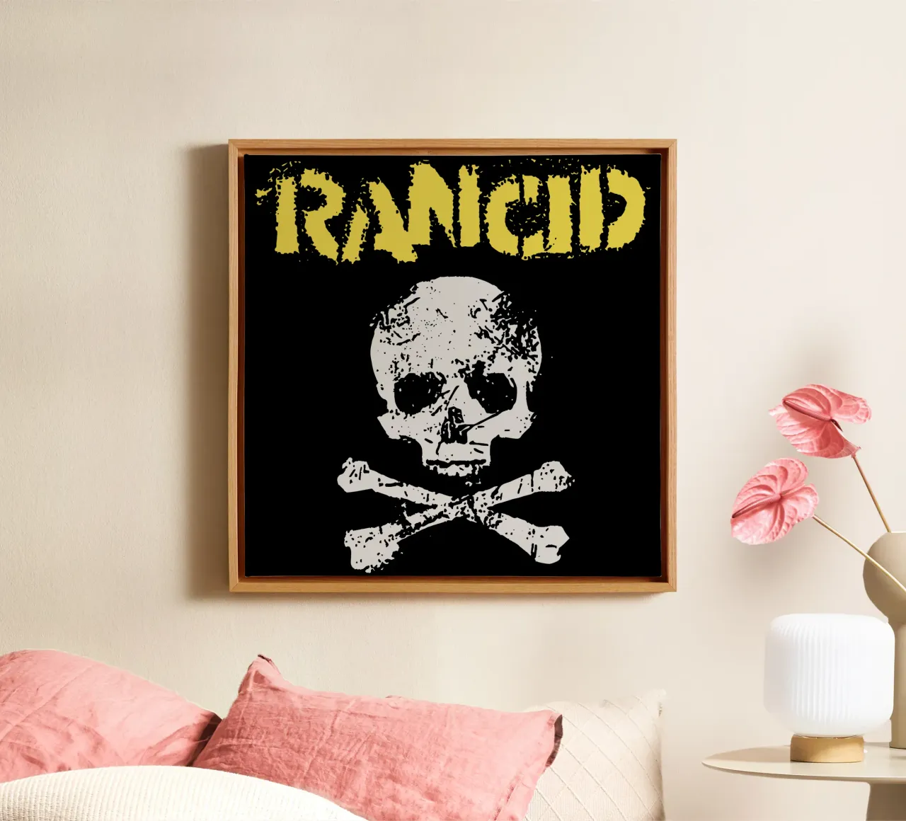 Skull And Cross Bones canvas by Jason Lavelle
