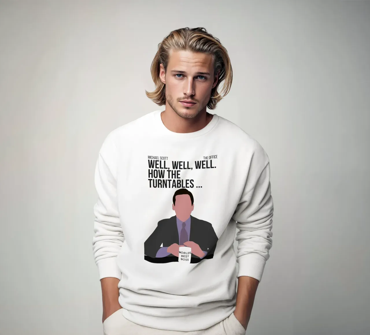 Michael Scott Quote felpa da Attaboy Dsgn