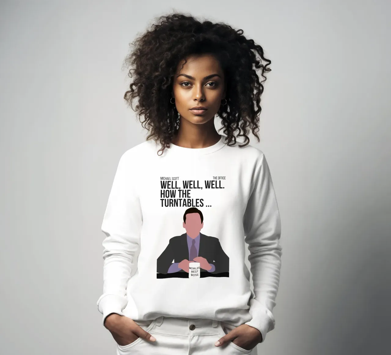 Michael Scott Quote felpa da Attaboy Dsgn
