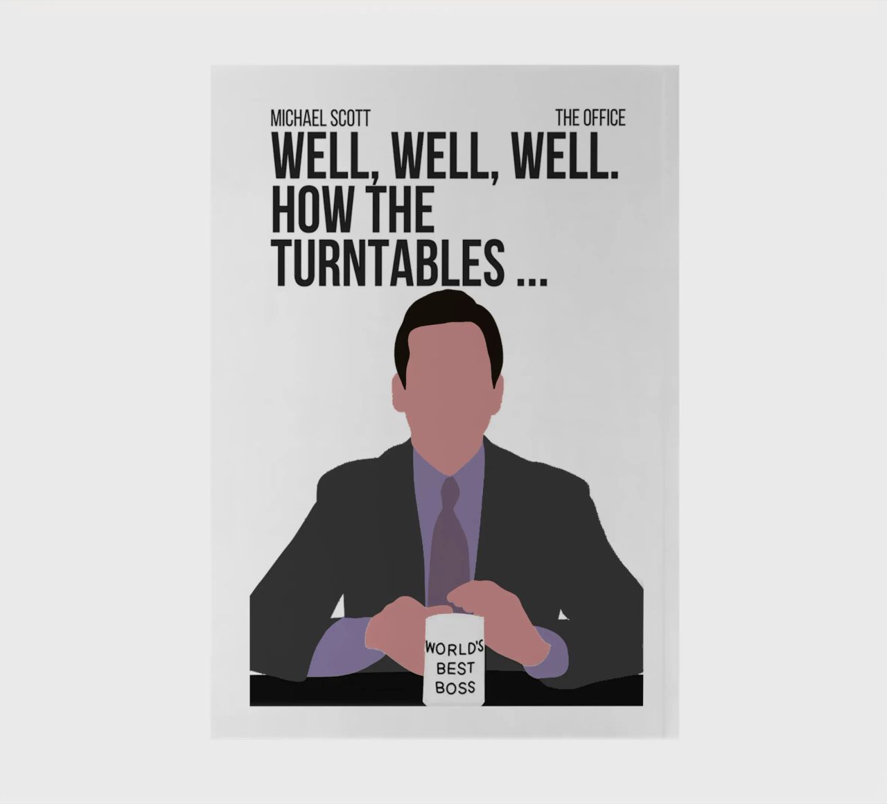 Michael Scott Quote notebook by Attaboy Dsgn