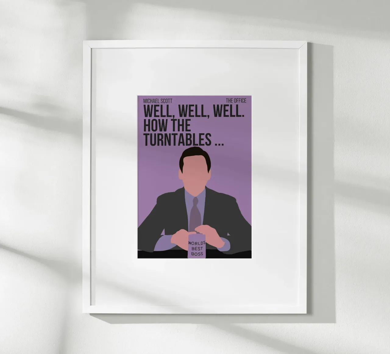Michael Scott Quote poster da Attaboy Dsgn