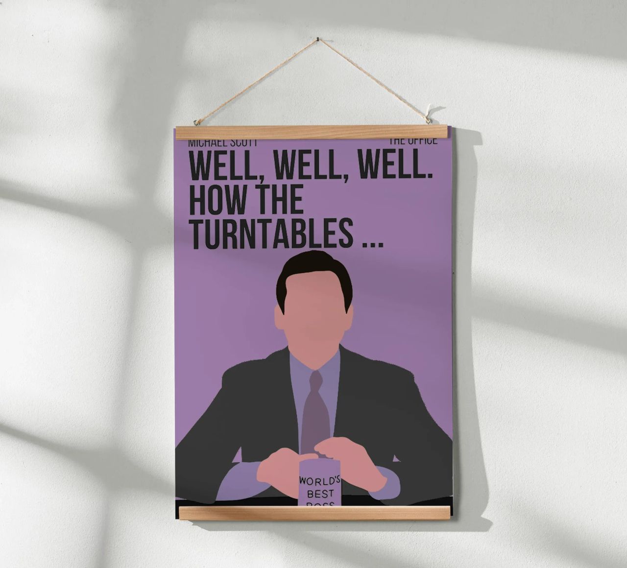 Michael Scott Quote poster by Attaboy Dsgn