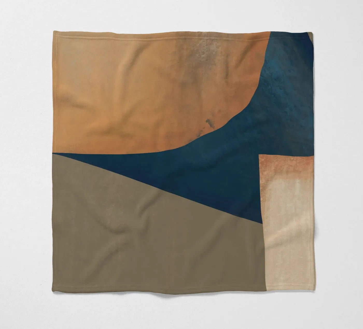 Textured composition fleece blanket by Little Dean