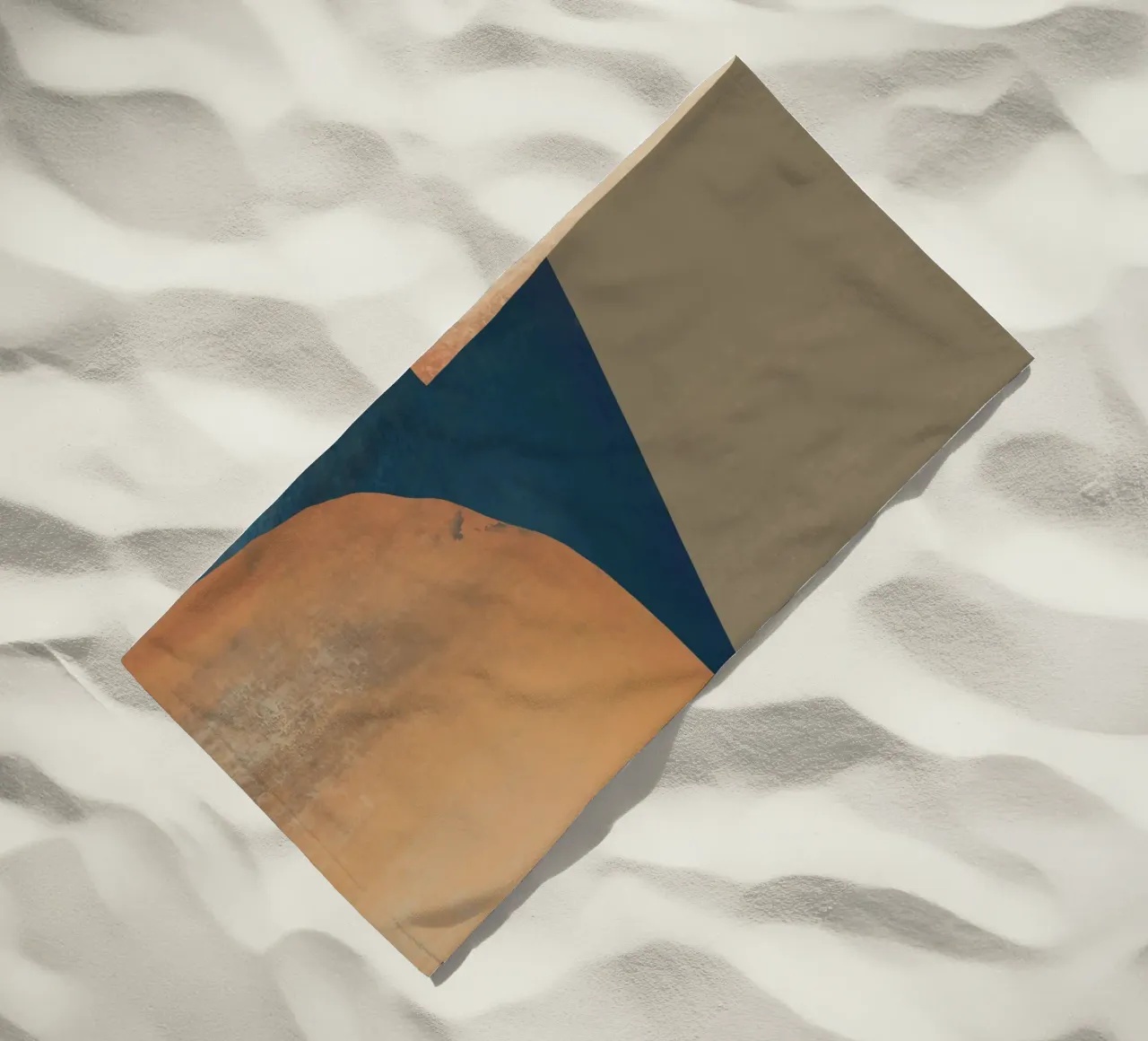 Textured composition beach towel by Little Dean