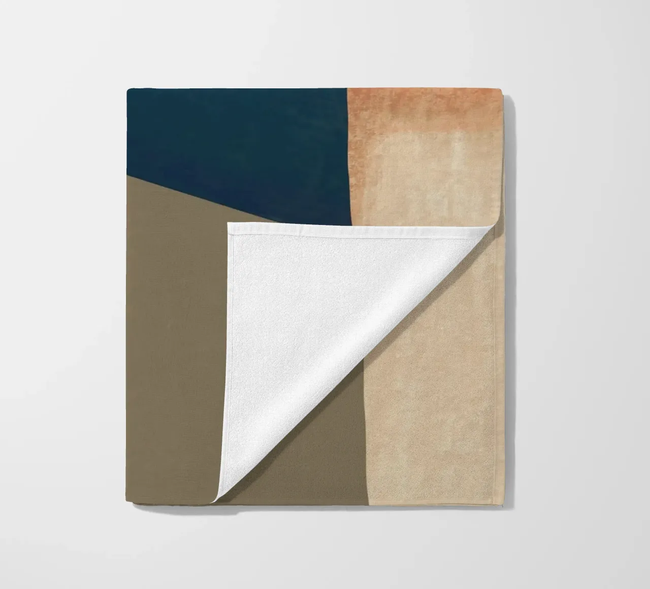Textured composition beach towel by Little Dean