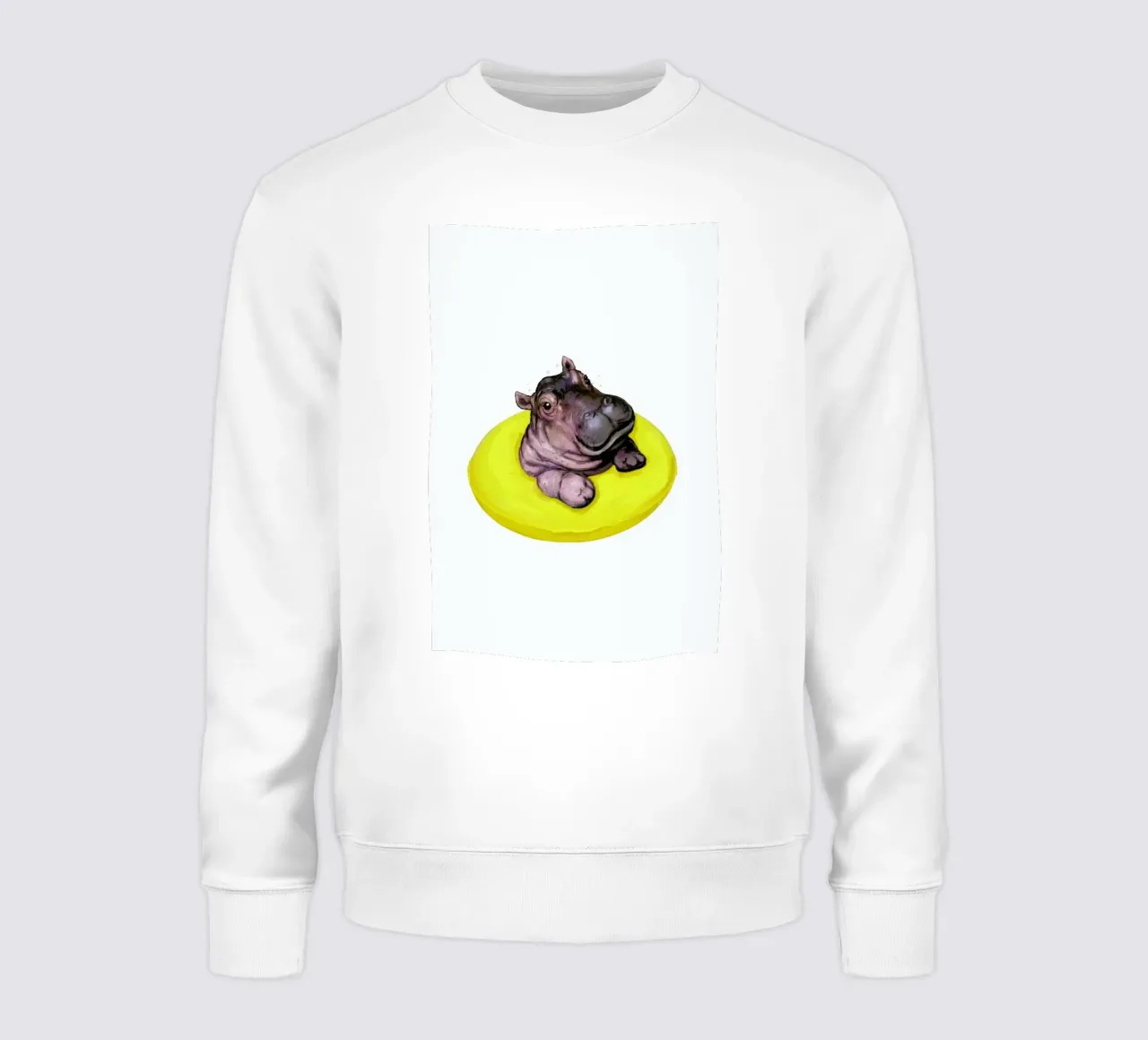Happy Hippo felpa da Laura Graves