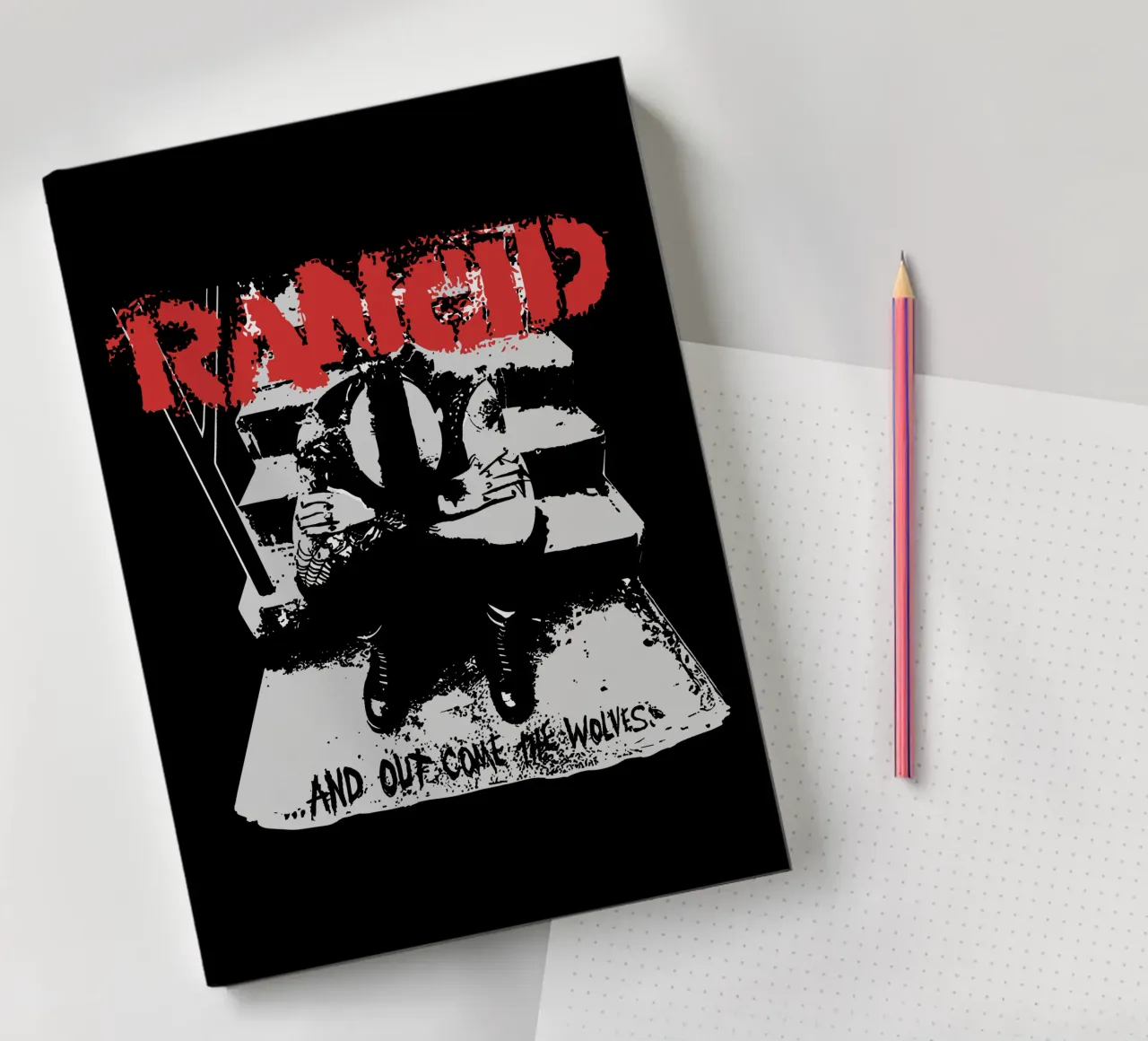 Out Come The Wolves notebook by Jason Lavelle