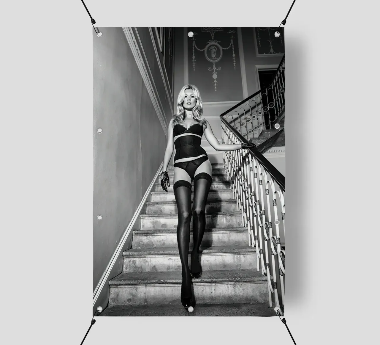 Kate Moss vintage telo in pvc da Beth Pop Culture