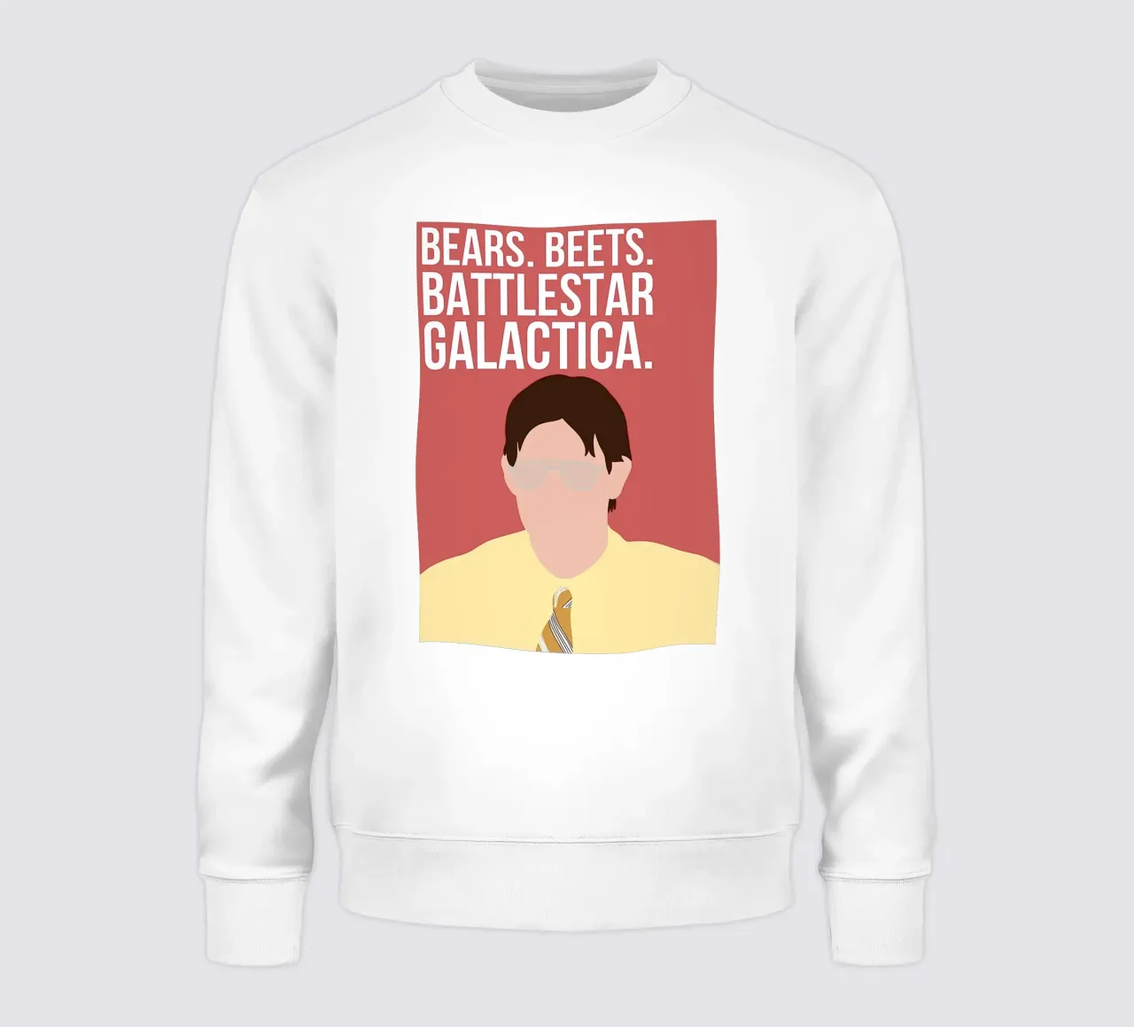 Bears. Beets. Battlestar Galactica felpa da Attaboy Dsgn
