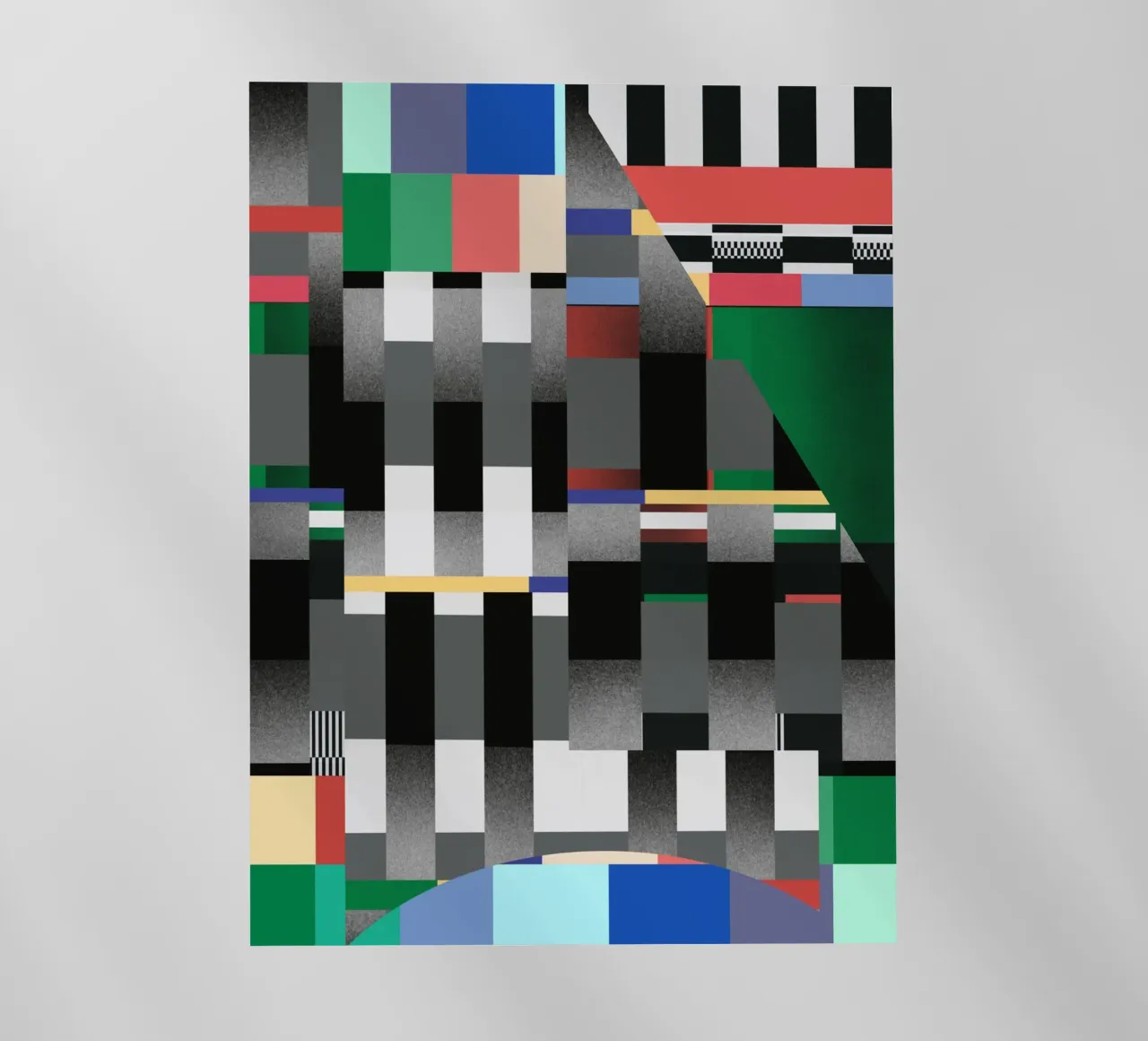 Glitches pattern 04 pellicola backlit da Little Dean