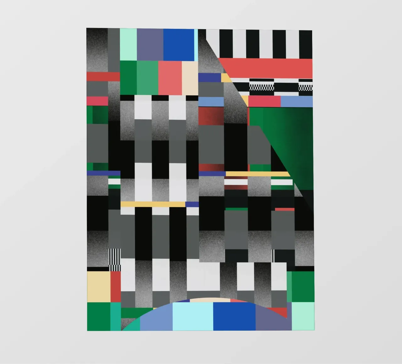 Glitches pattern 04 pellicola backlit da Little Dean