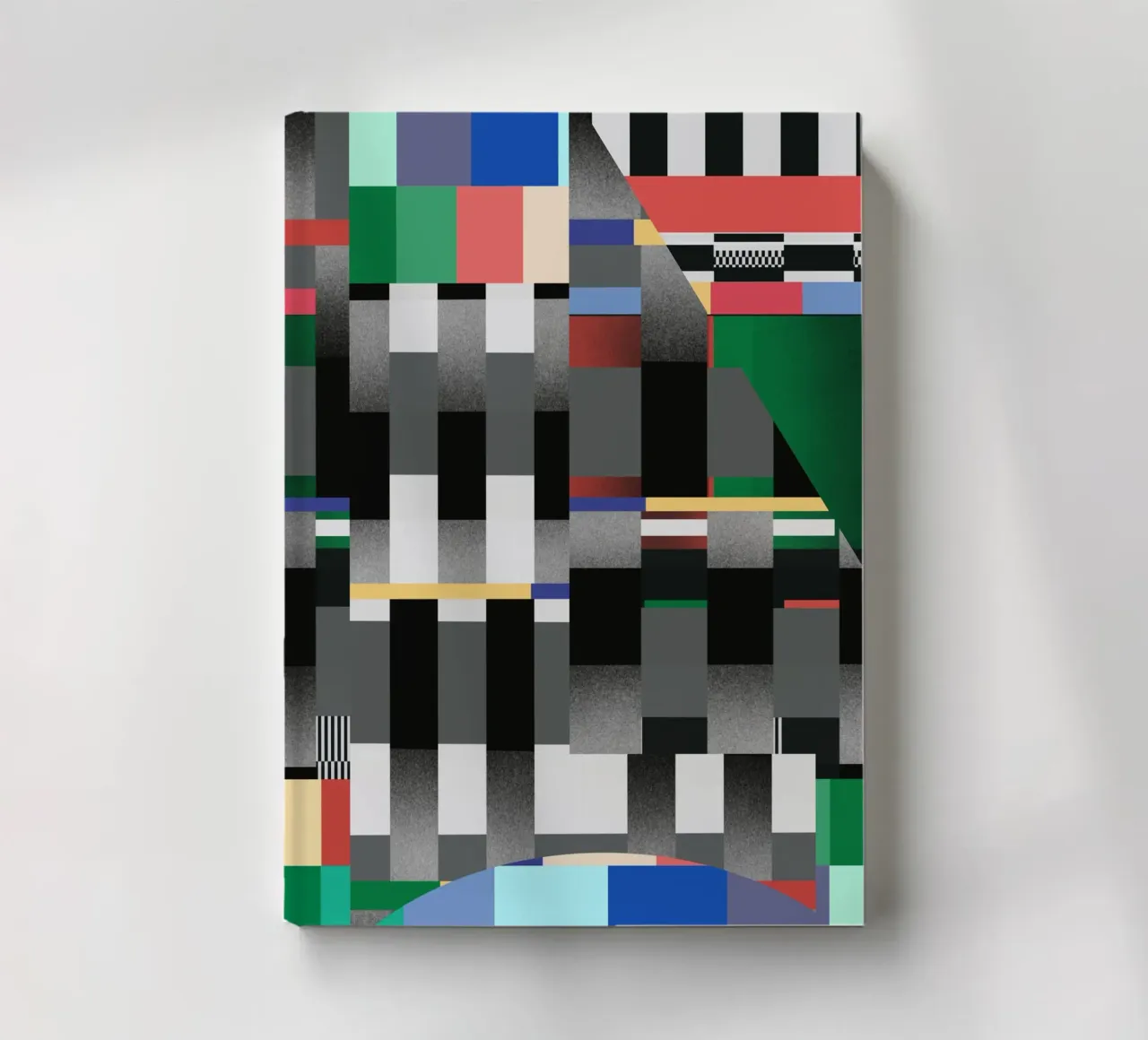 Glitches pattern 04 notebook by Little Dean