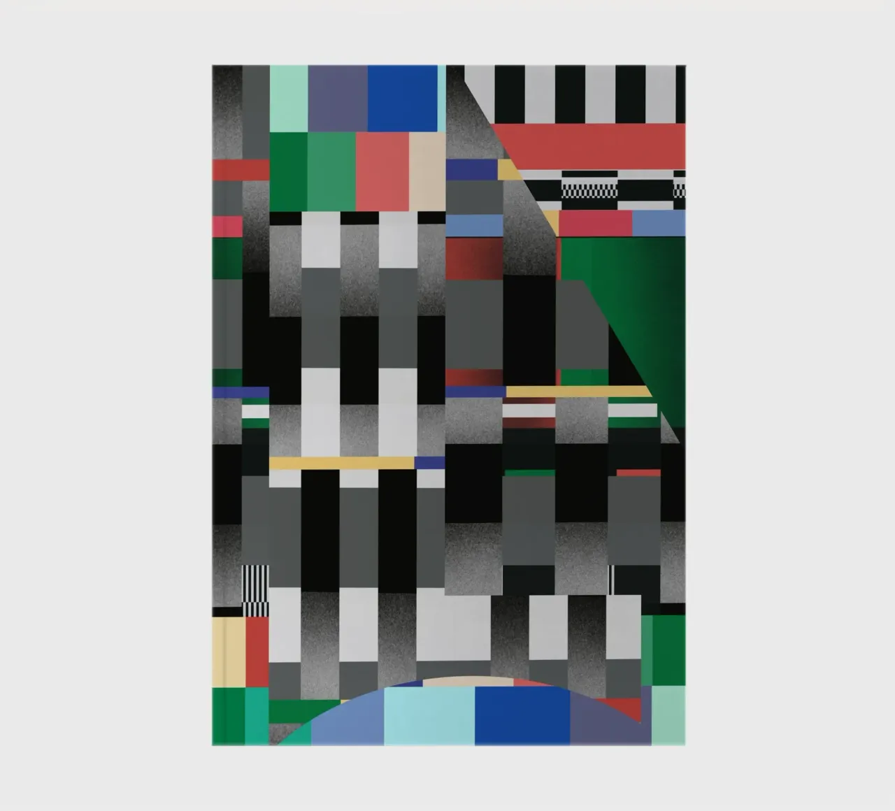 Glitches pattern 04 notebook by Little Dean