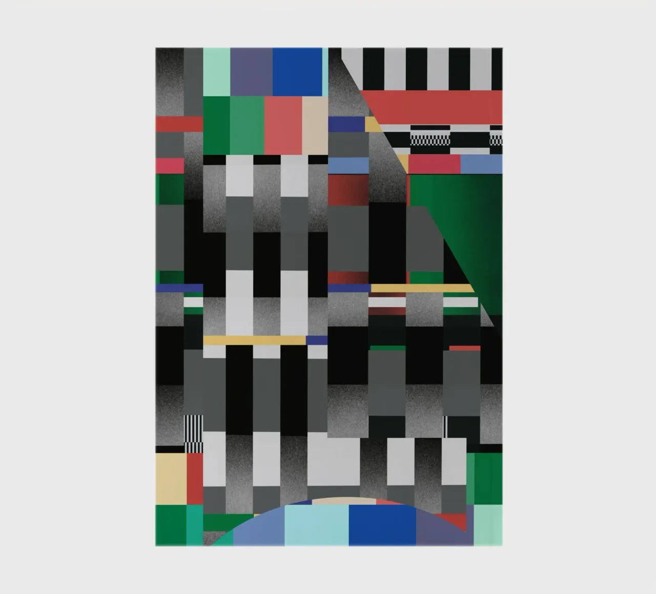 Glitches pattern 04 notebook by Little Dean