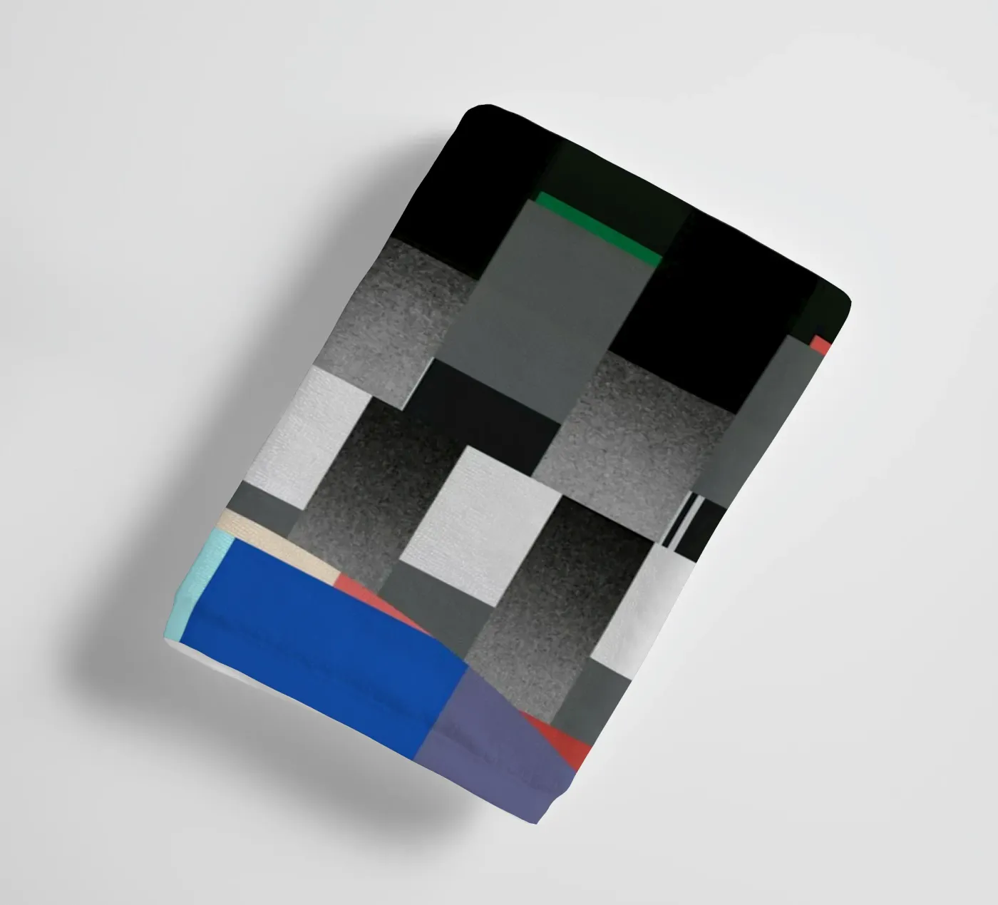 Glitches pattern 04 towel by Little Dean