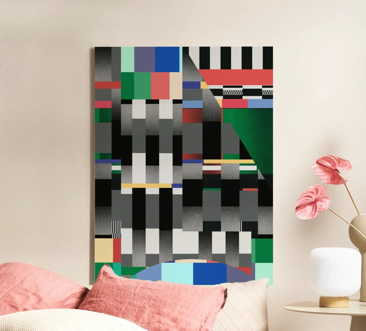 Modello Glitches 04 tela da Little Dean