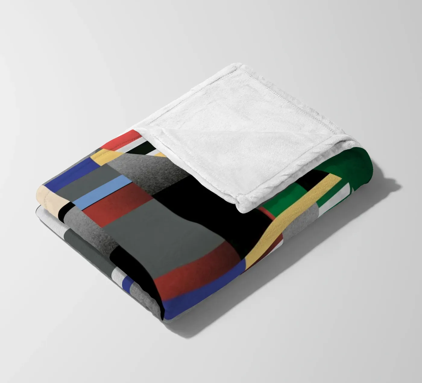 Glitches Muster 04 Fleecedecke von Little Dean