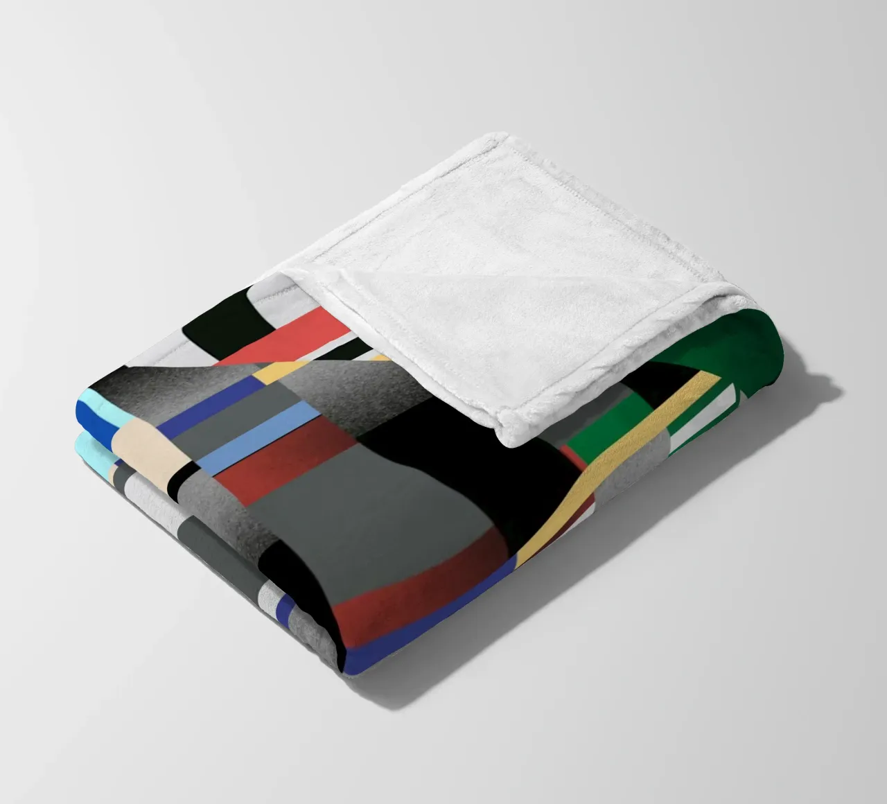 Glitches Muster 04 Fleecedecke von Little Dean