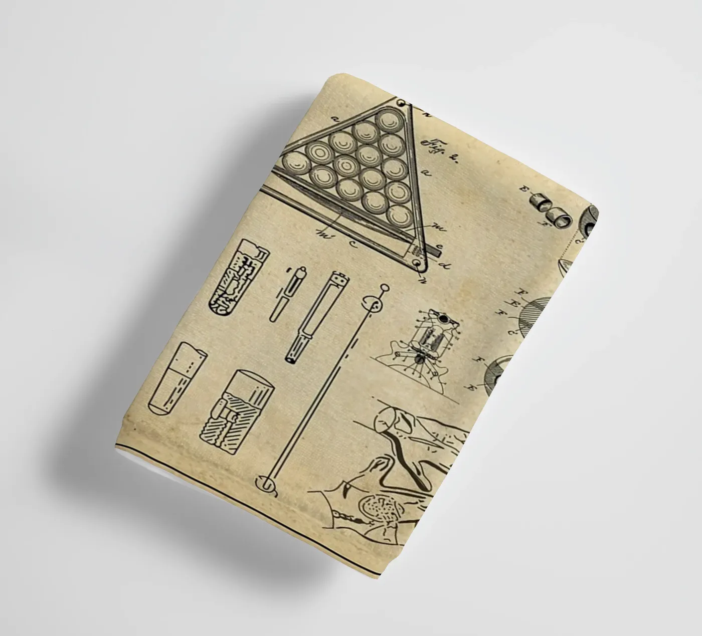 Billiard Knowledge Poster towel by Maritiknowled
