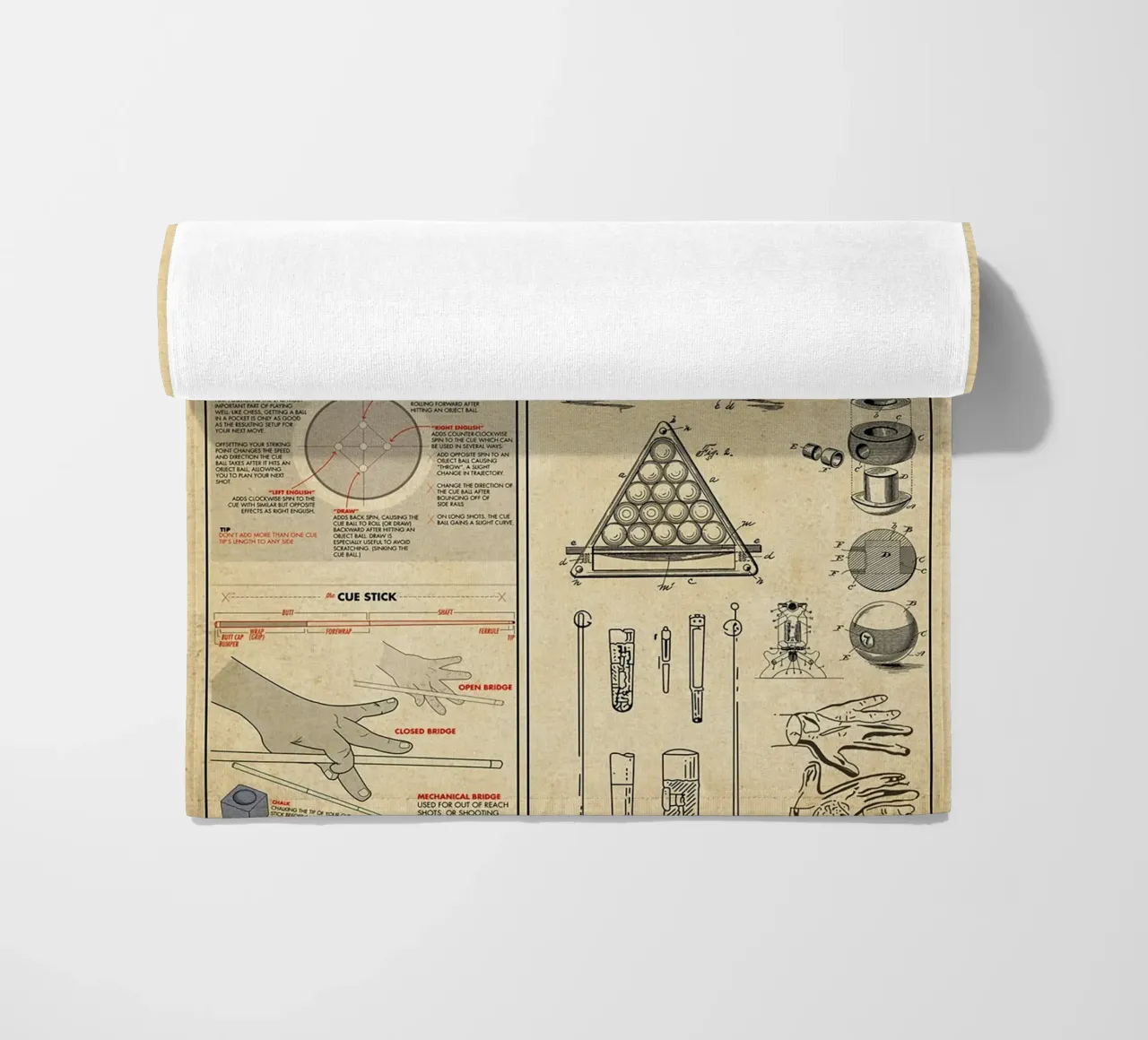 Poster sulla conoscenza del biliardo telo mare da Maritiknowled