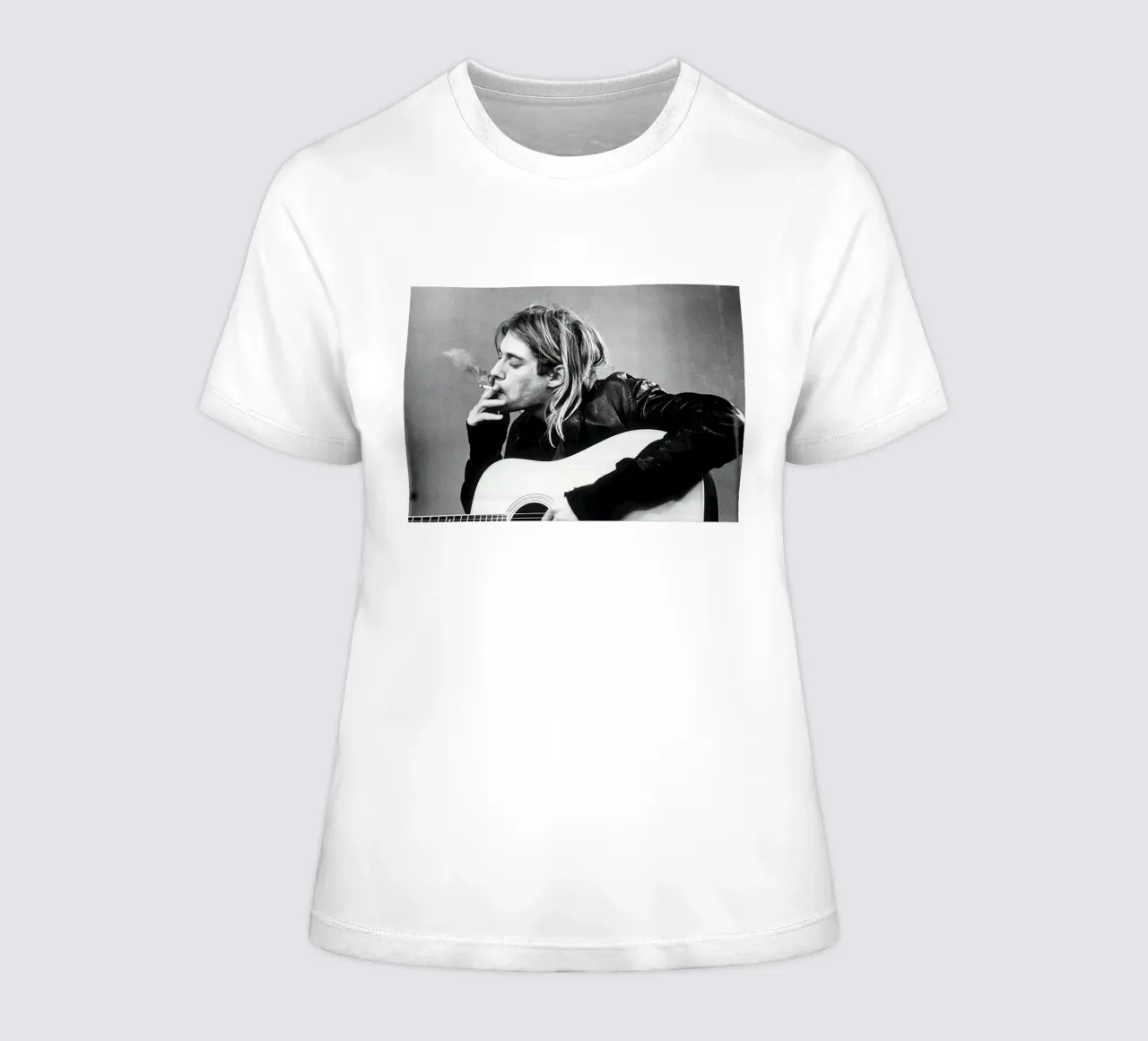 Kurt Cobain Classico B&N t-shirt da donna da Beth Pop Culture