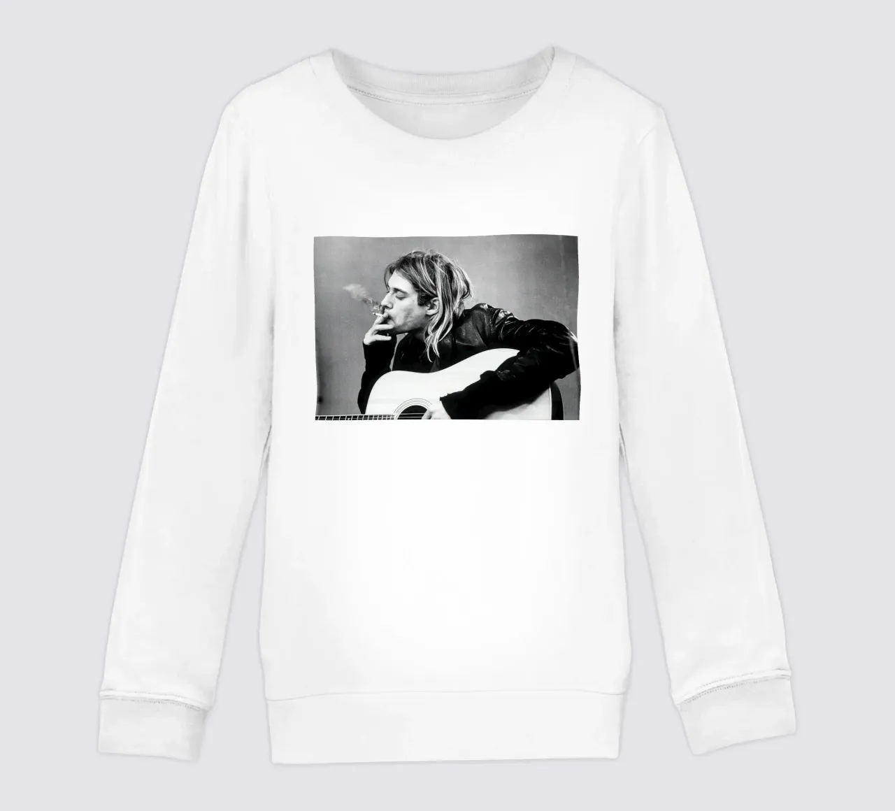 Kurt Cobain Classico B&N felpa bambino da Beth Pop Culture