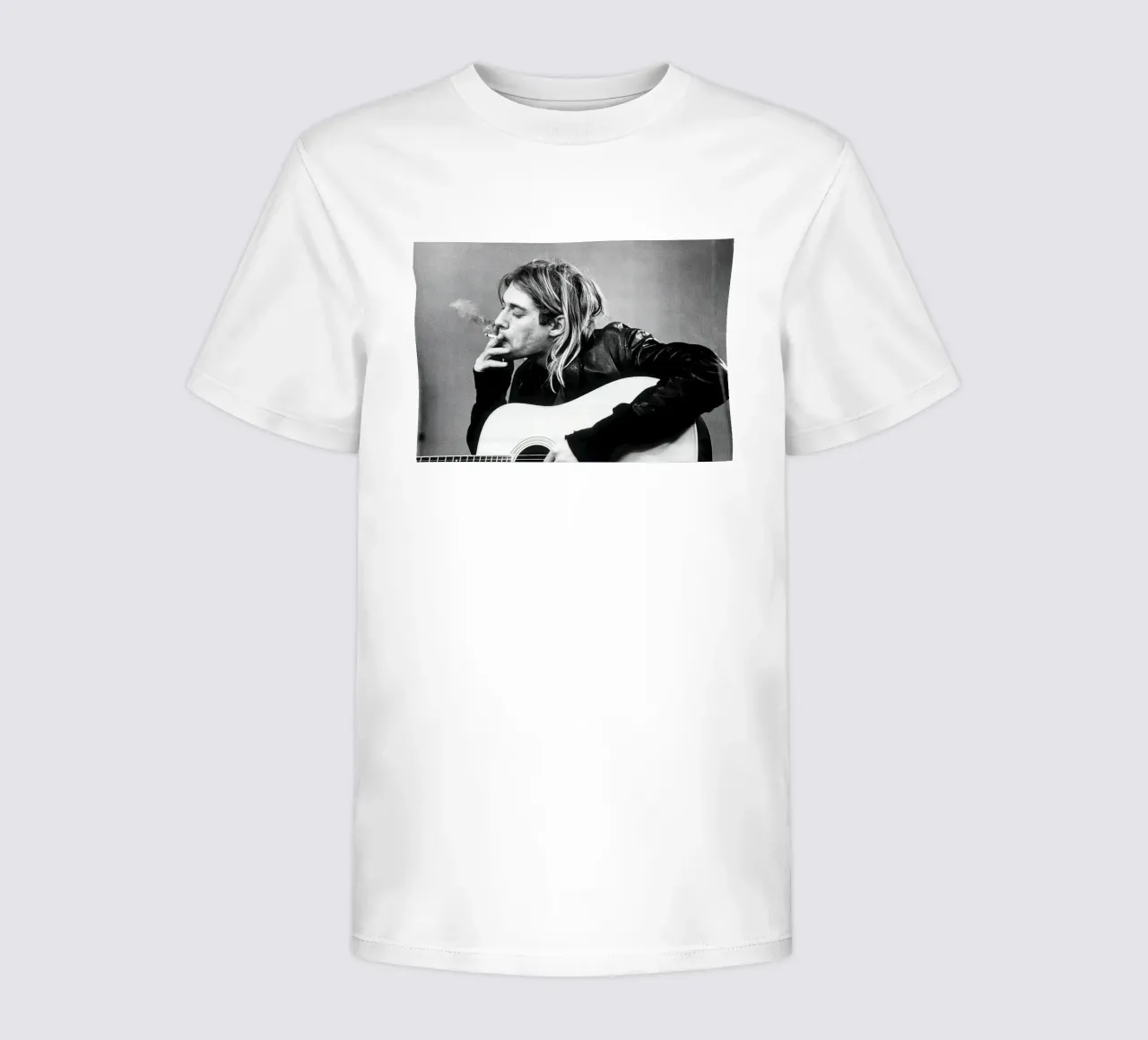 Kurt Cobain Classico B&N t-shirt bambini da Beth Pop Culture