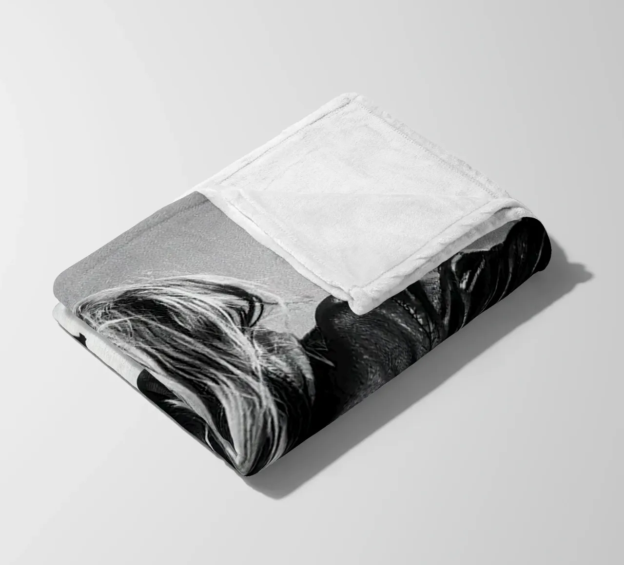 Kurt Cobain Classico B&N coperta in pile da Beth Pop Culture