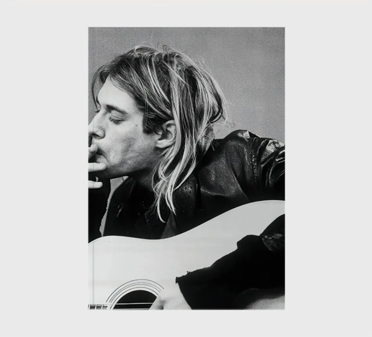 Kurt Cobain Classico B&N diario da Beth Pop Culture