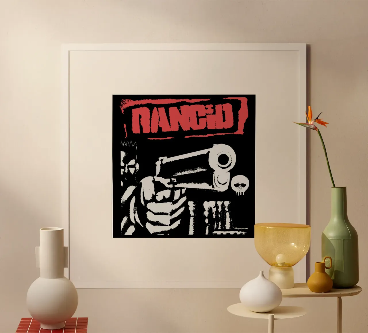 93 Armi da fuoco poster con telaio in alluminio da Jason Lavelle