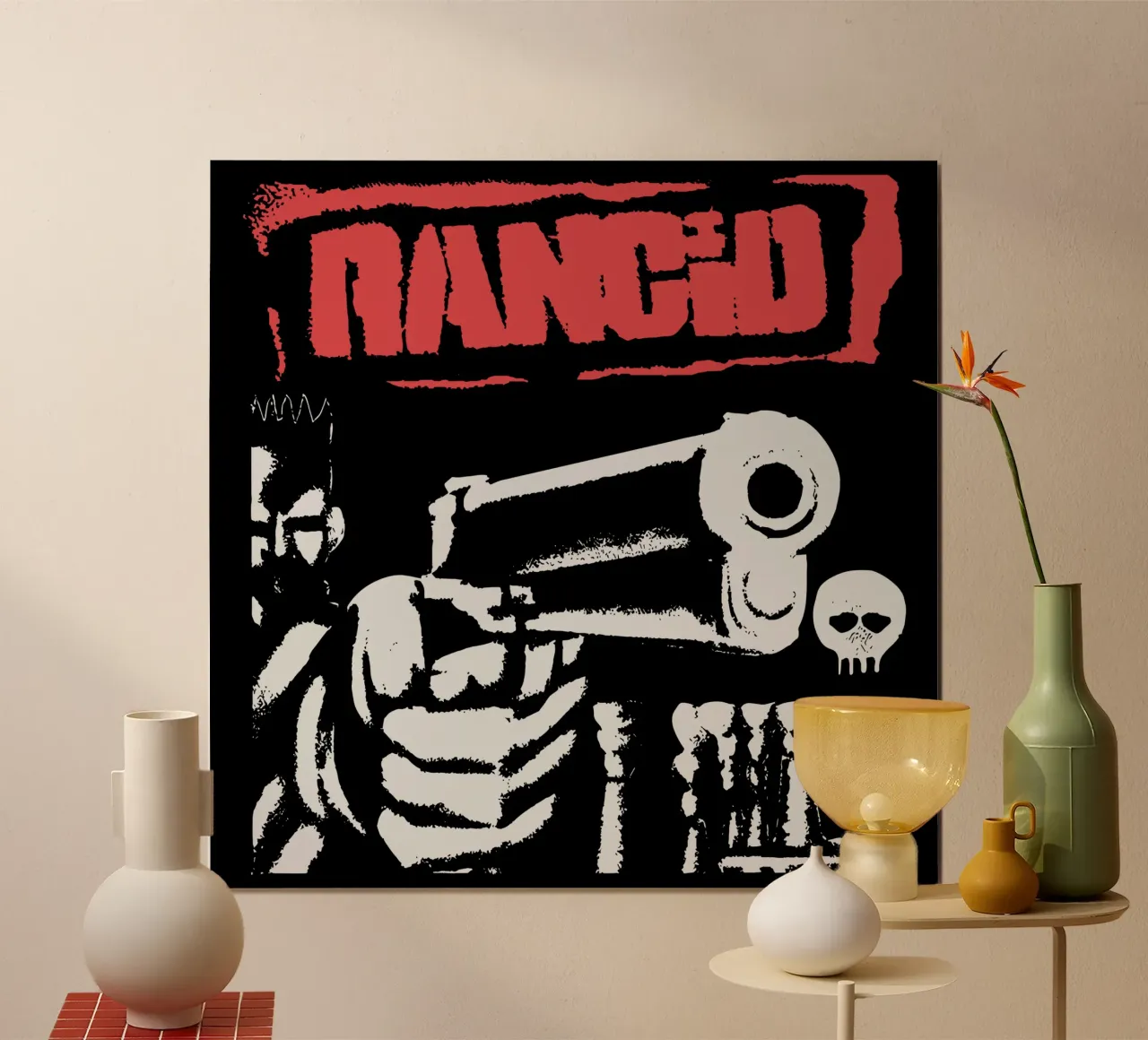 93 Armi da fuoco poster con telaio in alluminio da Jason Lavelle