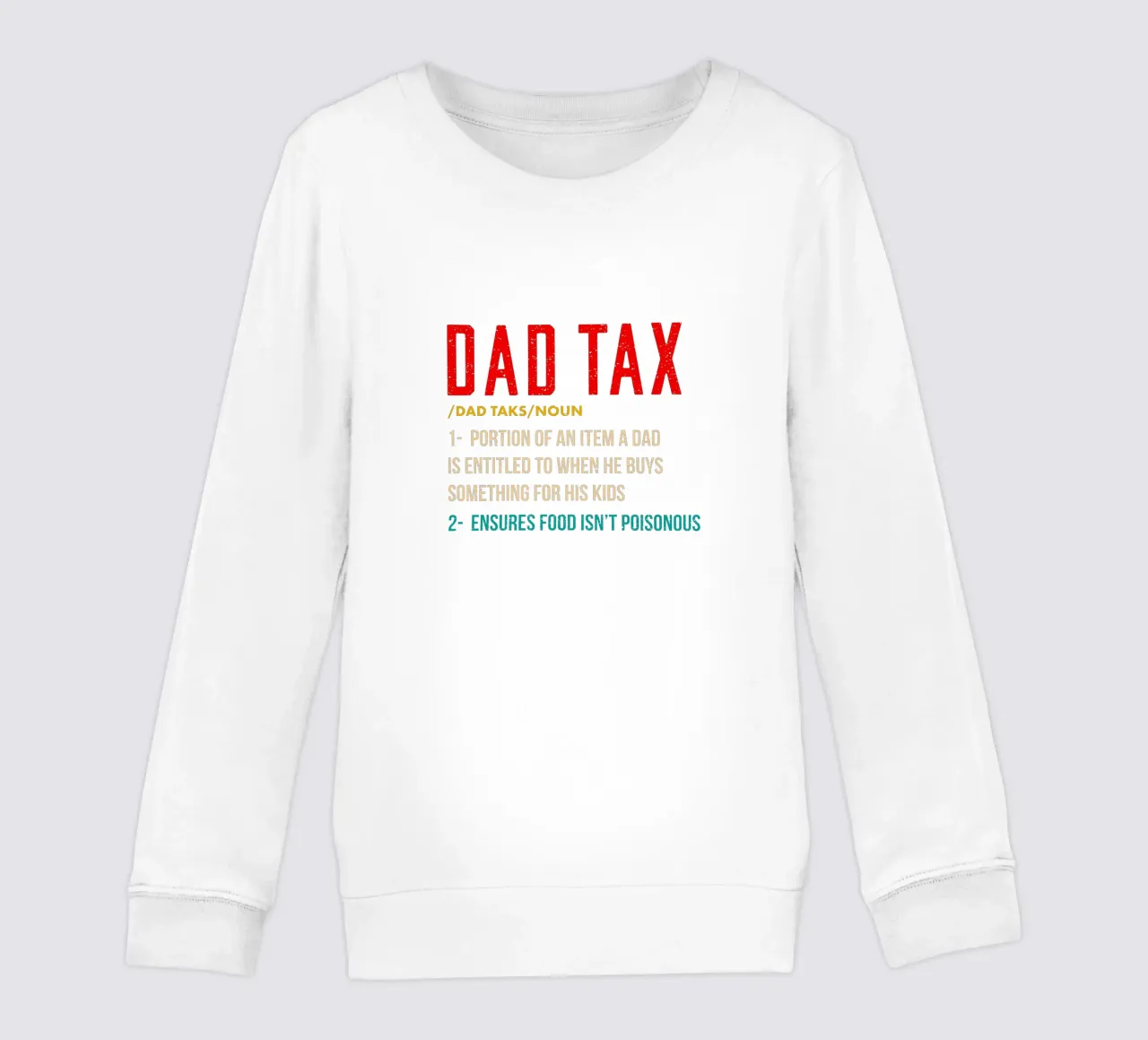 Dad Tax felpa bambino da edsonramosart