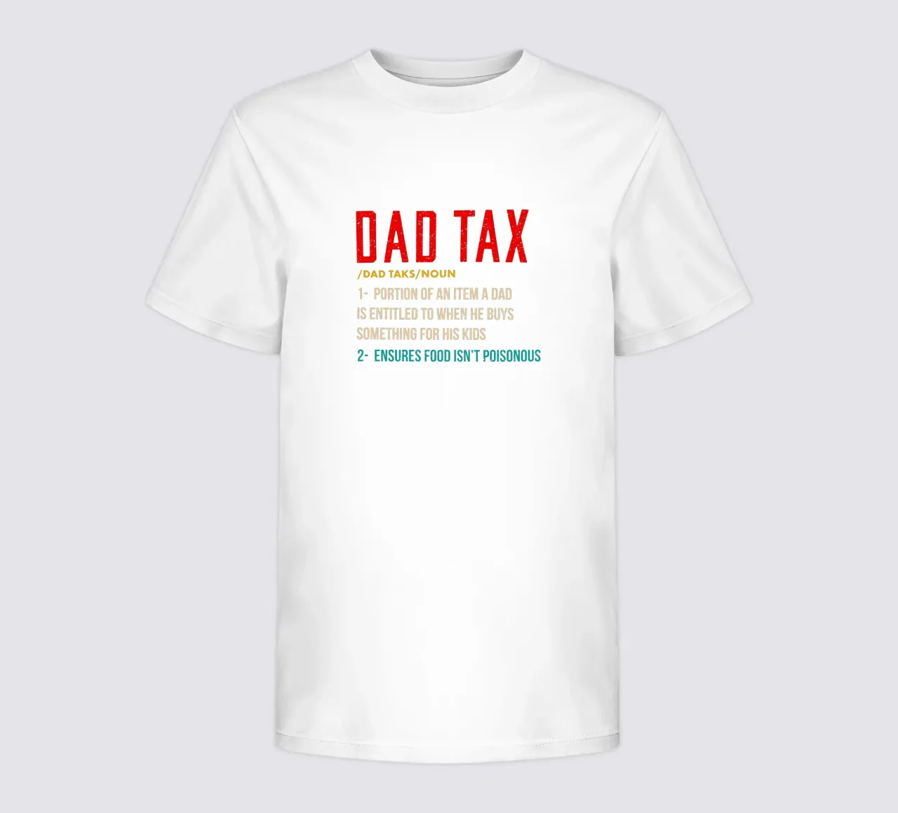 Dad Tax kids t-shirt by edsonramosart