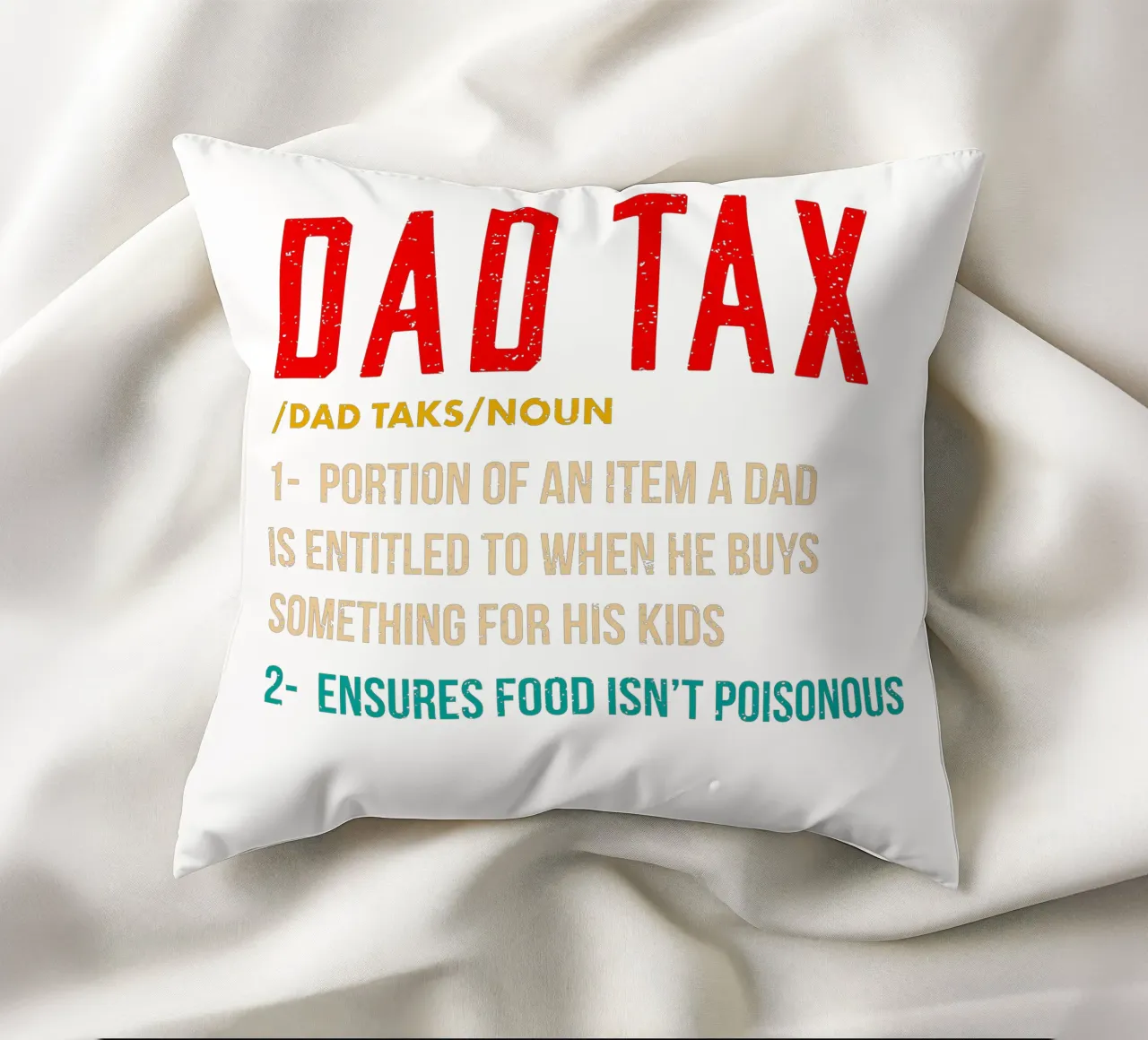 Dad Tax cuscino da edsonramosart