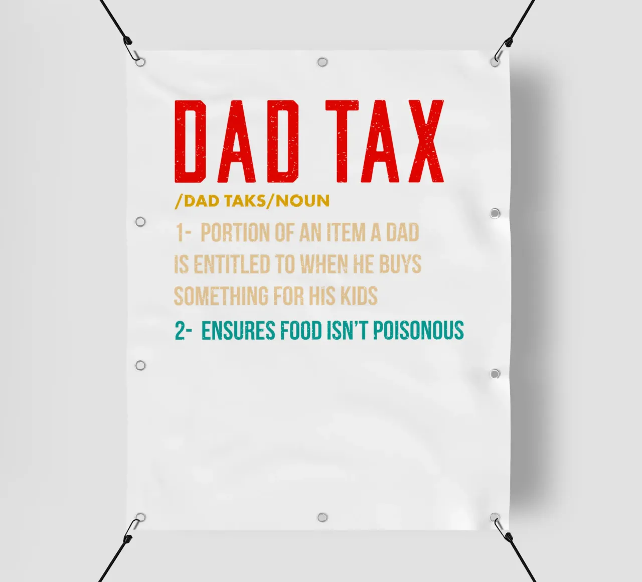 Dad Tax telo in pvc da edsonramosart
